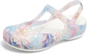 Women's Classic Garden Clogs,Thick-Soled Non-Slip Baotou Casual Slip-On Water Sandals,Lndoor and Outdoor Beach Slippers.