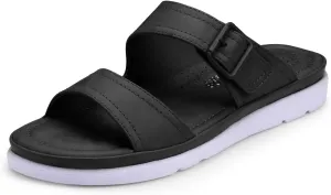 Womens Flat Memory Foam Slippers/Flip-Flops Fashion Stylish Casual Comfortable Diabetic Orthopedic Lightweight Synthetic Slip-on Sandals with Adjustable Buckle for Girls/Ladies D-631