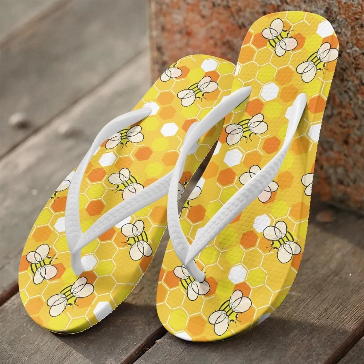 Womens Flip Flops Ladies Non Slip Sandals Lightweight Stylish Shower Shoes Yoga Mat for Summer