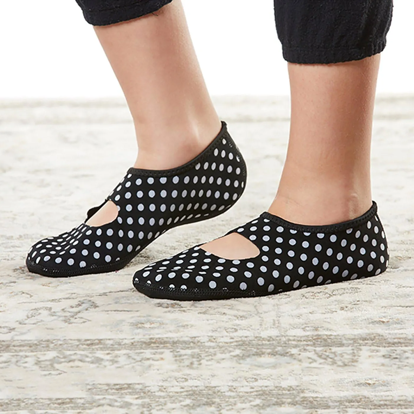 Women's Mary Janes Best Foldable & Flexible Flats, Travel & Exercise, Dance, Yoga Socks, Indoor Shoes, Slippers