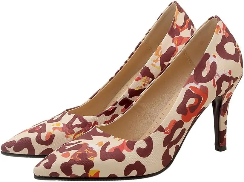 Women's Men's Pointed Toe Mid Heel Plus Size Slip On Wedding Dress Pumps Shoes