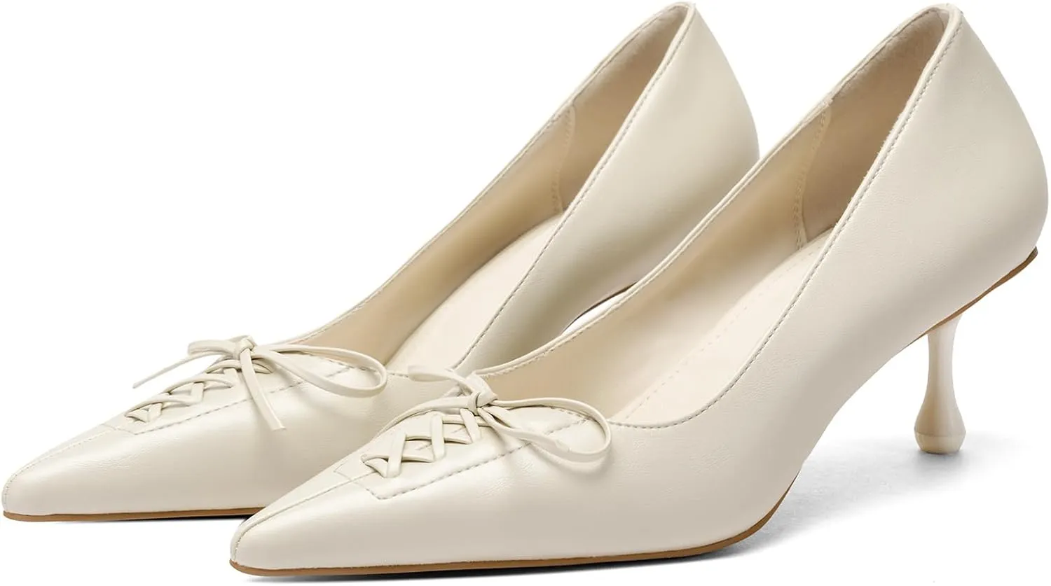 Women's Pointed Pumps Sexy Stiletto Heels Closed Pumps Comfortable Stylish Slip-On Dress Shoes for Party Wedding Proms Work Shoes