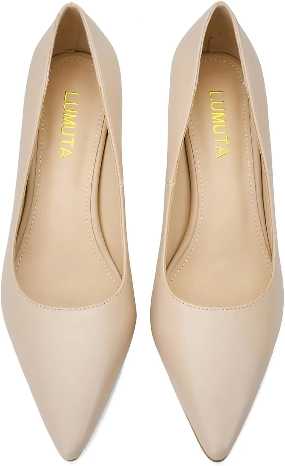 Women's Pointed Pumps Sexy Stiletto Heels Closed Pumps Comfortable Stylish Slip-On Dress Shoes for Party Wedding Proms Work Shoes