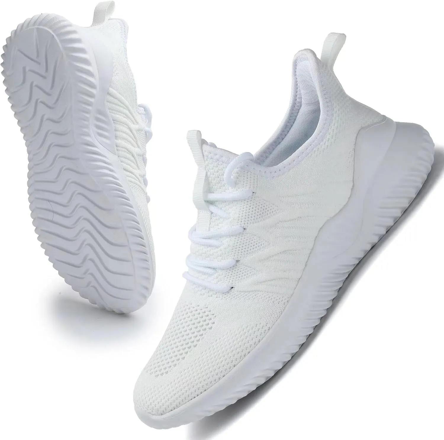 Women's Running Shoes Ladies Slip on Tennis Walking Sneakers Lightweight Breathable Comfort Work Gym Trainers Stylish Shoes