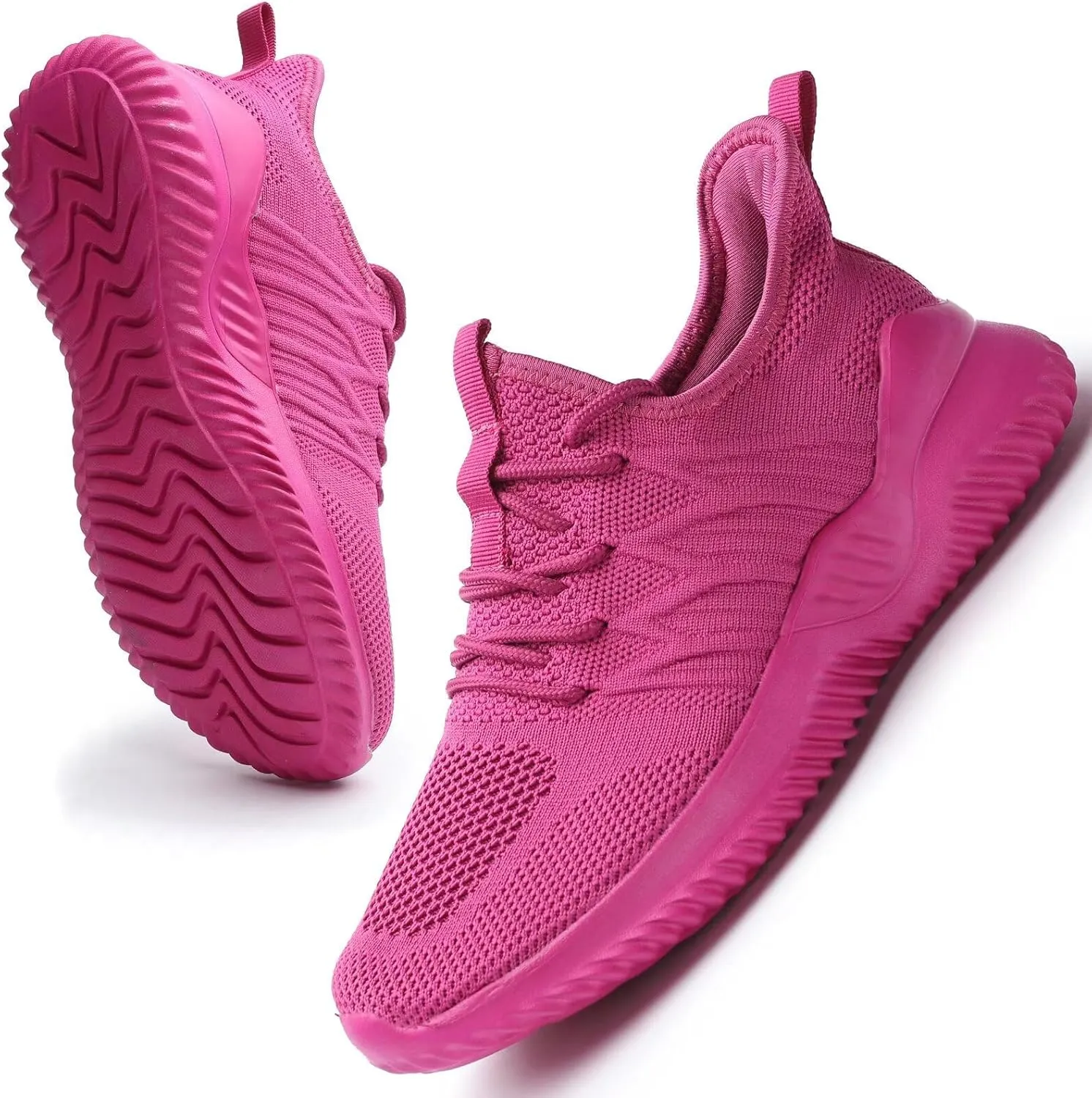 Women's Running Shoes Ladies Slip on Tennis Walking Sneakers Lightweight Breathable Comfort Work Gym Trainers Stylish Shoes