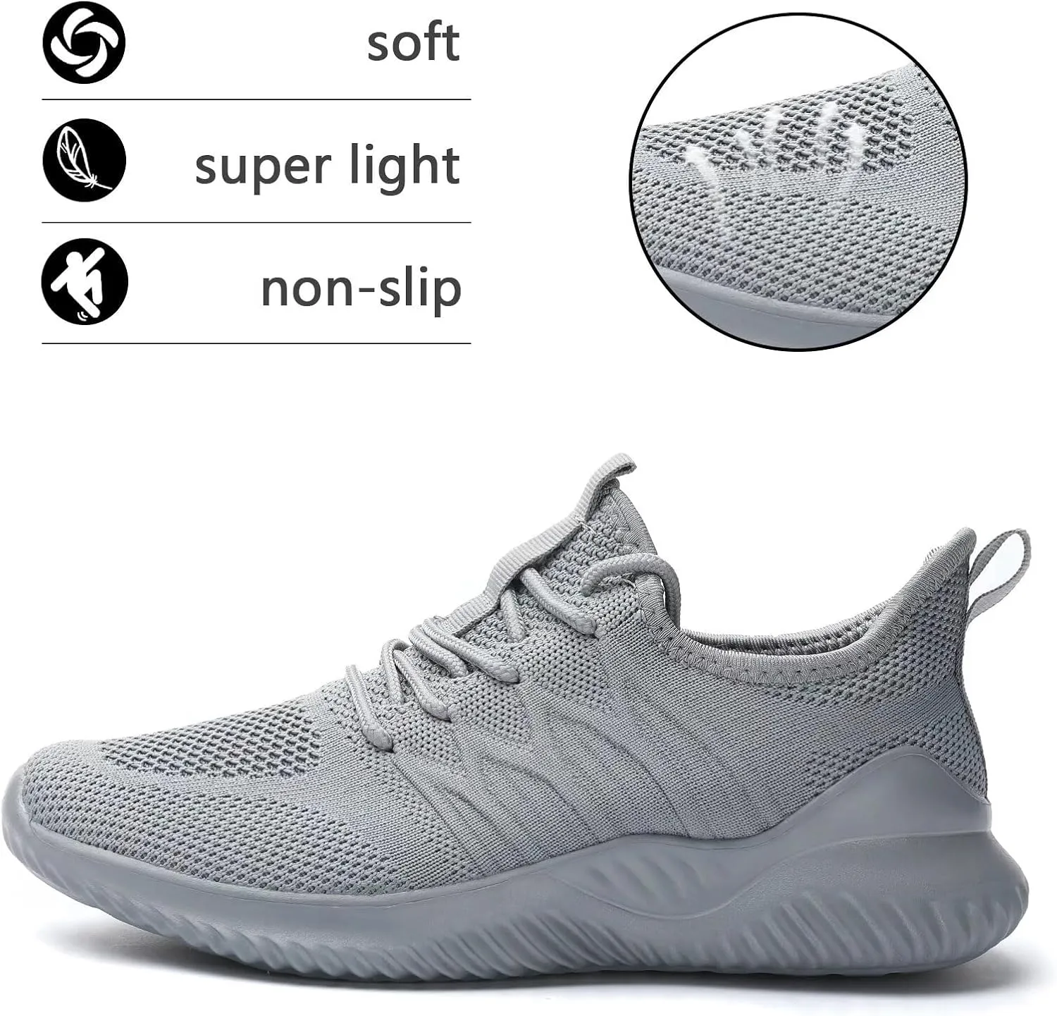 Women's Running Shoes Ladies Slip on Tennis Walking Sneakers Lightweight Breathable Comfort Work Gym Trainers Stylish Shoes