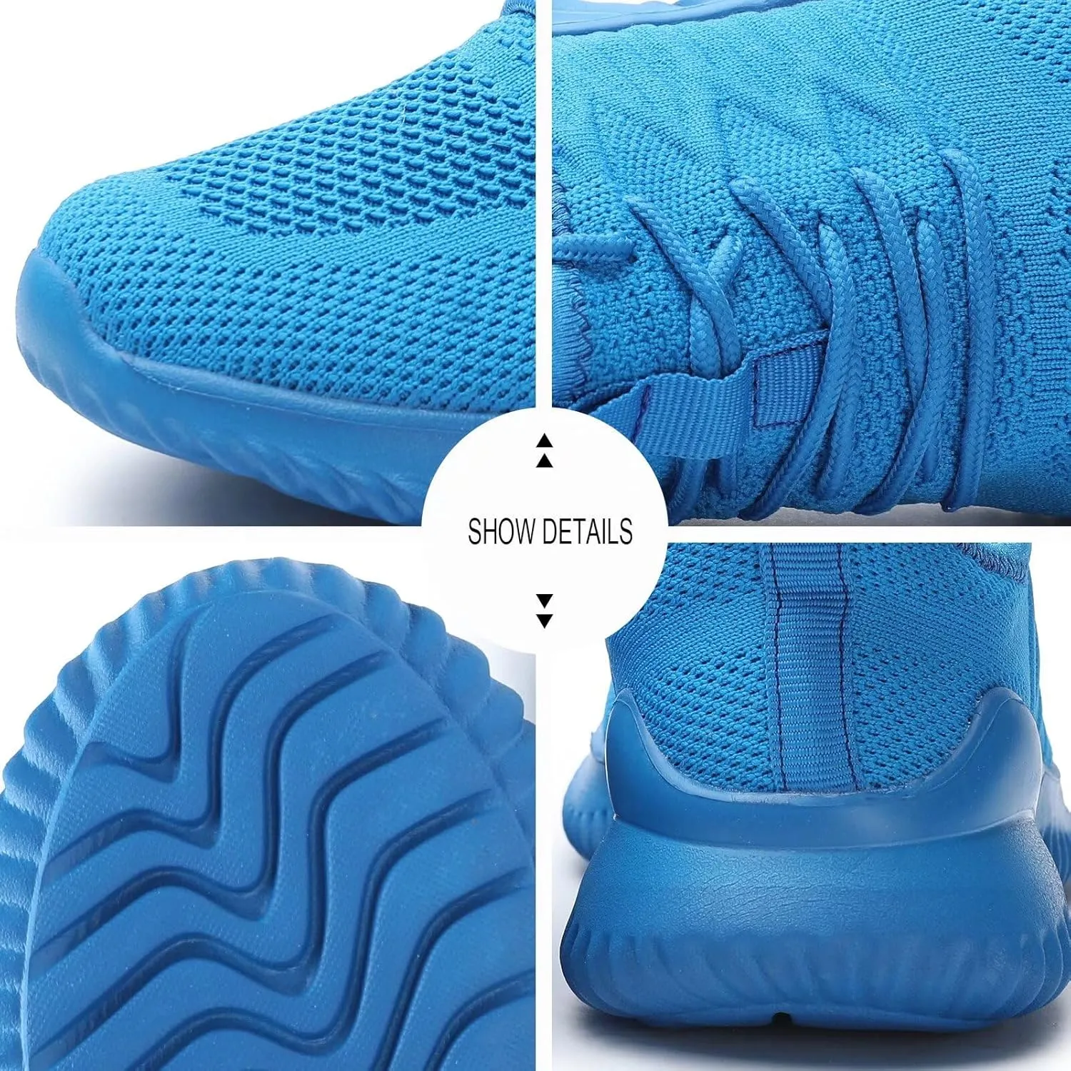 Women's Running Shoes Ladies Slip on Tennis Walking Sneakers Lightweight Breathable Comfort Work Gym Trainers Stylish Shoes
