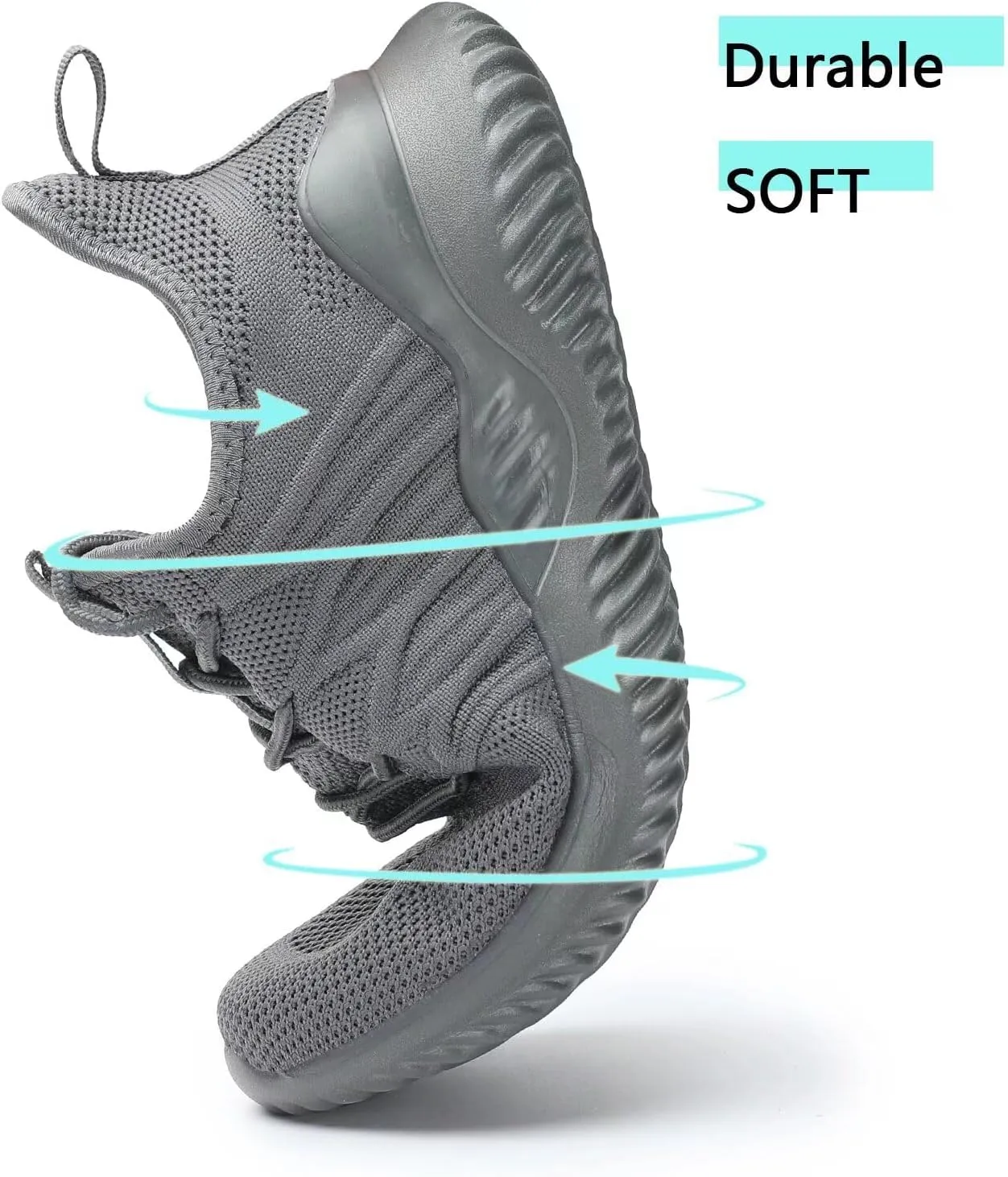 Women's Running Shoes Ladies Slip on Tennis Walking Sneakers Lightweight Breathable Comfort Work Gym Trainers Stylish Shoes