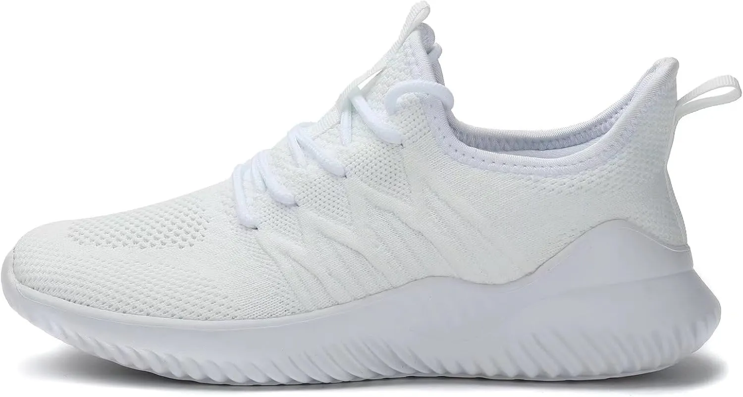 Women's Running Shoes Ladies Slip on Tennis Walking Sneakers Lightweight Breathable Comfort Work Gym Trainers Stylish Shoes