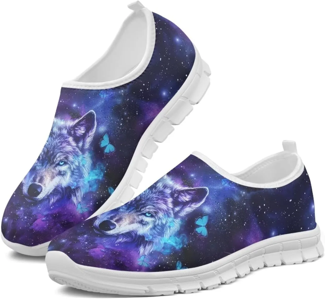 Women's Slip on Loafers Walking Sneakers Breathable Athletic Tennis Running Shoes
