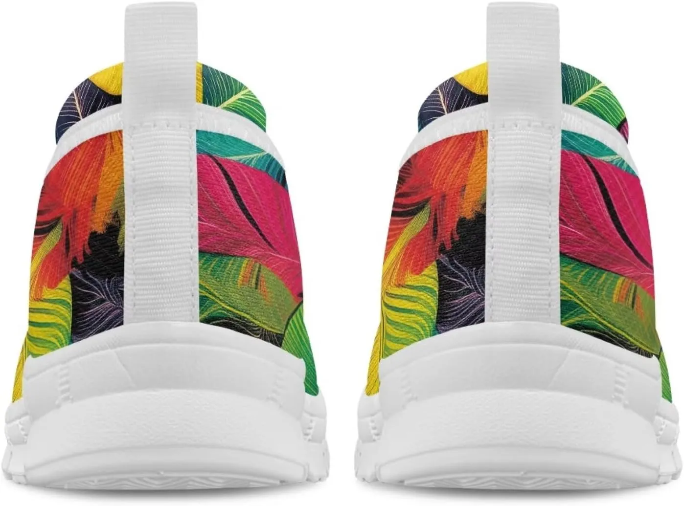 Womens Slip on Walking Shoes Stylish Floral Casual Loafers Lightweight Comfortable Ladies Soft Travel Footwear SizeUS 6-11