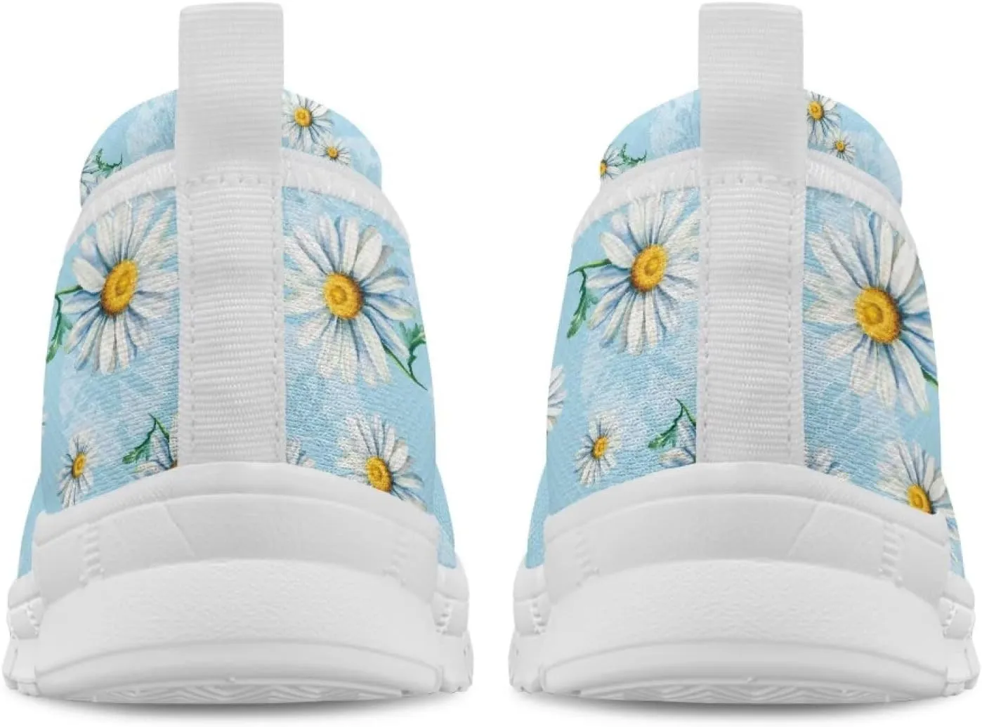 Womens Slip on Walking Shoes Stylish Floral Casual Loafers Lightweight Comfortable Ladies Soft Travel Footwear SizeUS 6-11