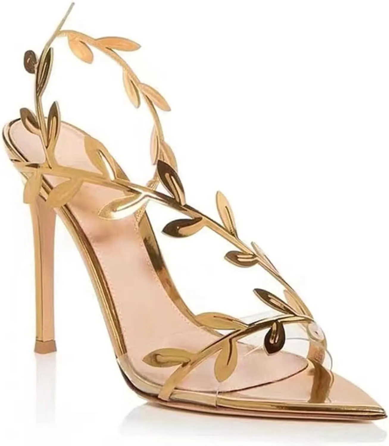 Womens Stiletto Heel Sandals High Heels Sexy Dressy Prom Pointed Toe Sandal for Formal Events Weddings Parties