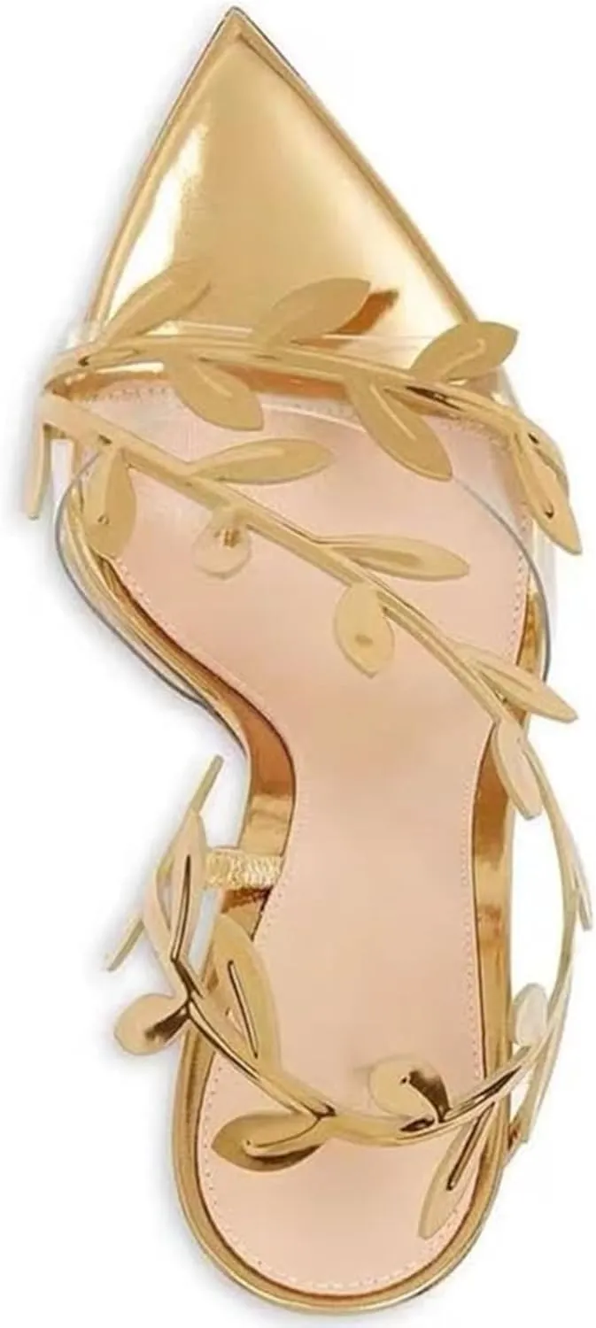 Womens Stiletto Heel Sandals High Heels Sexy Dressy Prom Pointed Toe Sandal for Formal Events Weddings Parties