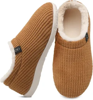 XIHALOOK Womens Mens Fuzzy Slippers Lightweight Closed Back House Shoes Slip on for Indoor Outdoor
