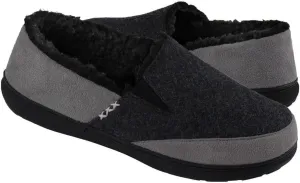 Zigzagger Men's Zermatt Wool-blend Loafer Slippers with Memory Foam Indoor