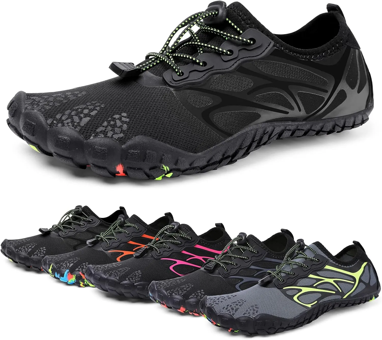 ziitop Water Shoes for Men Women Beach Barefoot Swim Rock Climbing Pool Shoes Socks, Anti-Slip Breathable Quick Dry Lightweight Slip-on, Outdoor Sport Hiking Walking Boating Fishing Diving Surfing